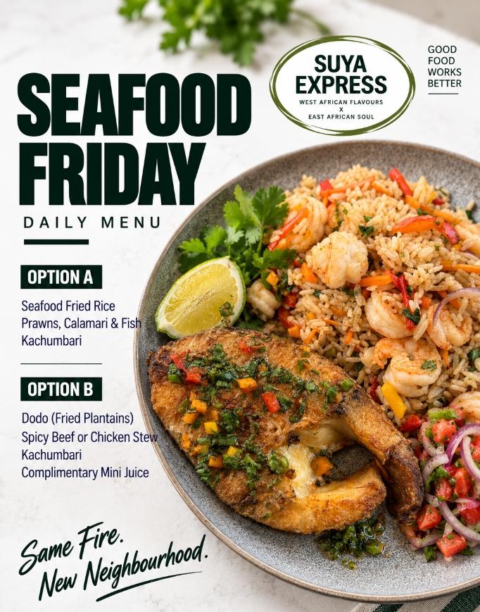 Friday Daily Menu